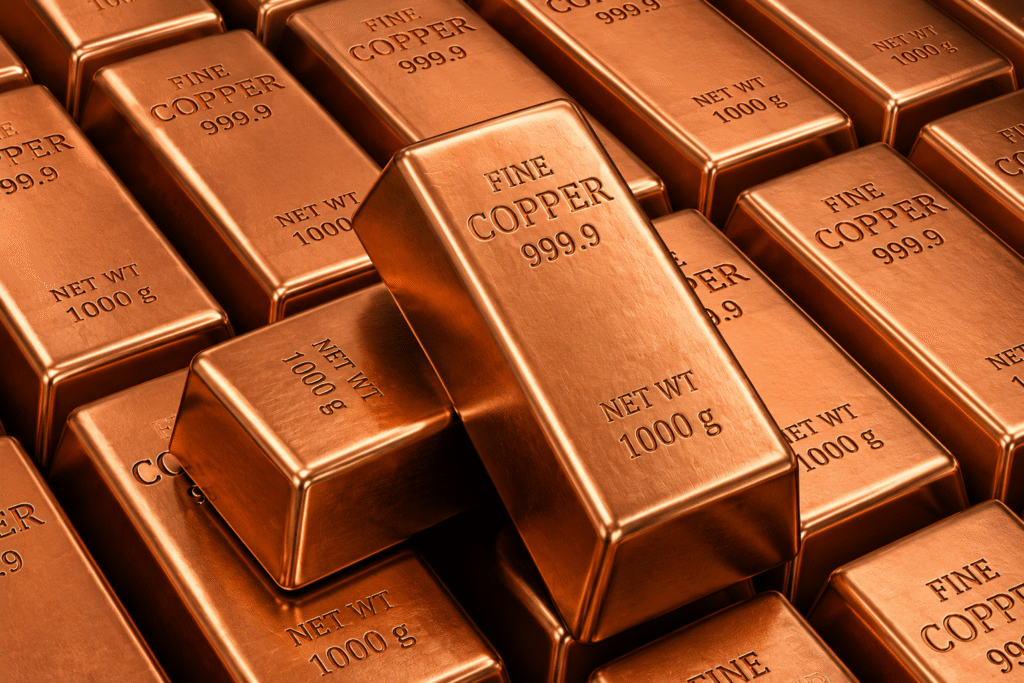 Copper bars at the Richman bar manufacturing facility in Bangladesh